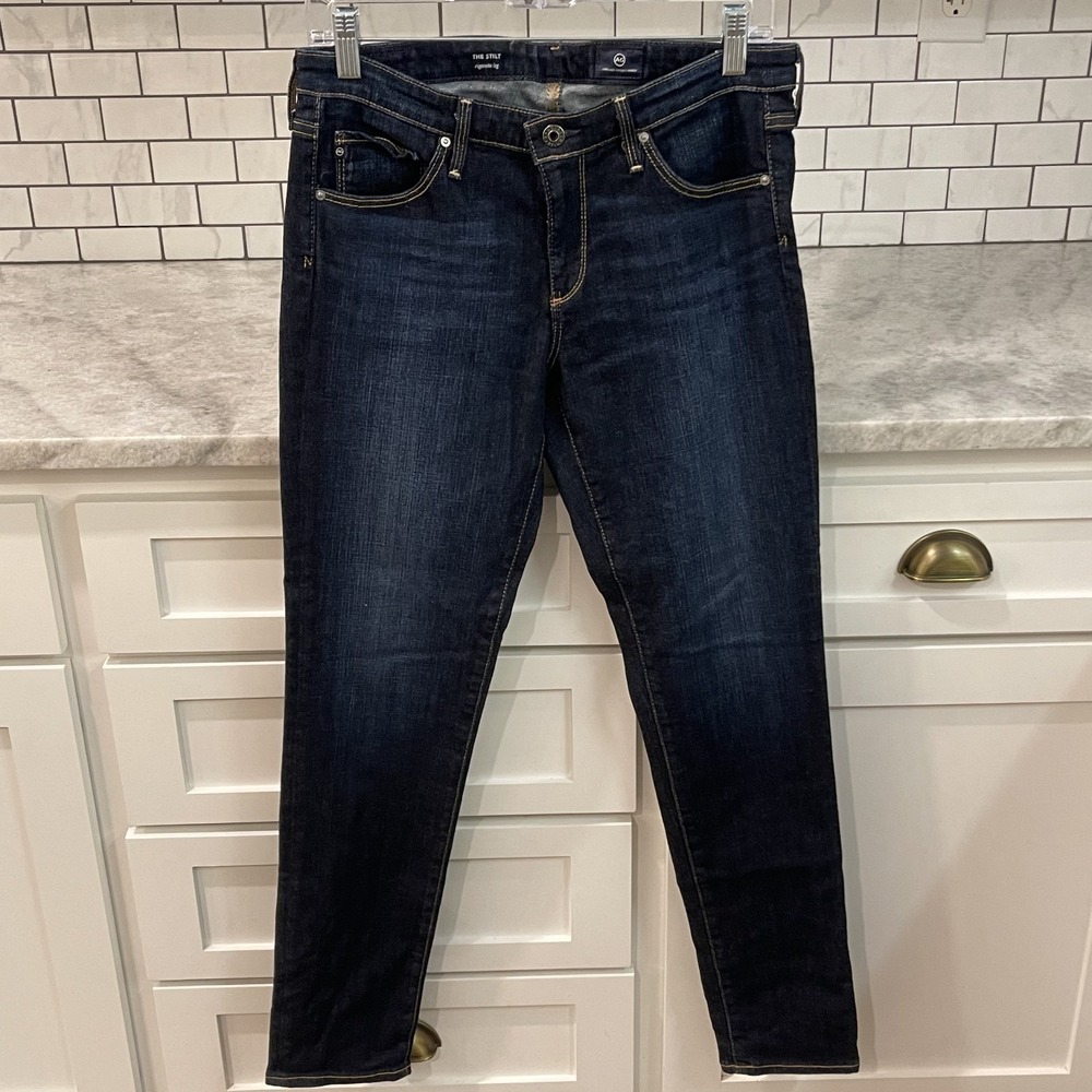 AG Jeans Womens 29 Regular Adriano Goldschmied Cigarette Leg The Stilt Made USA